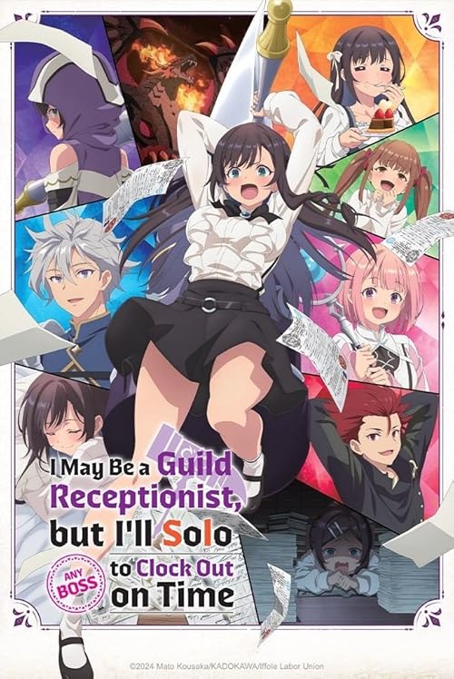 دانلود انیمه   I May Be a Guild Receptionist but I will Solo Any Boss to Clock Out on Time